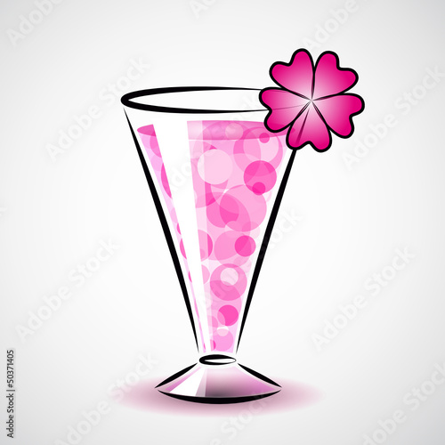cocktail pinke bubbles