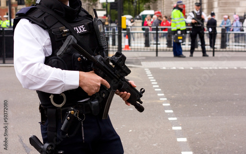 armed police officer