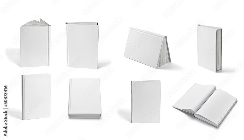 book notebook textbook white blank paper template Stock Photo | Adobe Stock