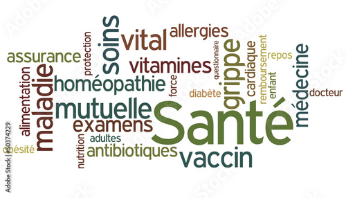 Nuage de Mots : Santé