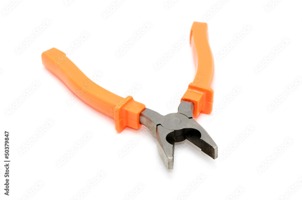 pliers isolated on white background pliers isolated on white background