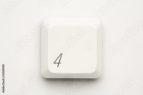 Key four of keyboard