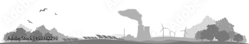 Landschaft Energiemix