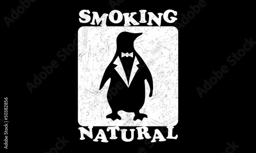 Penguin Smoking Natural