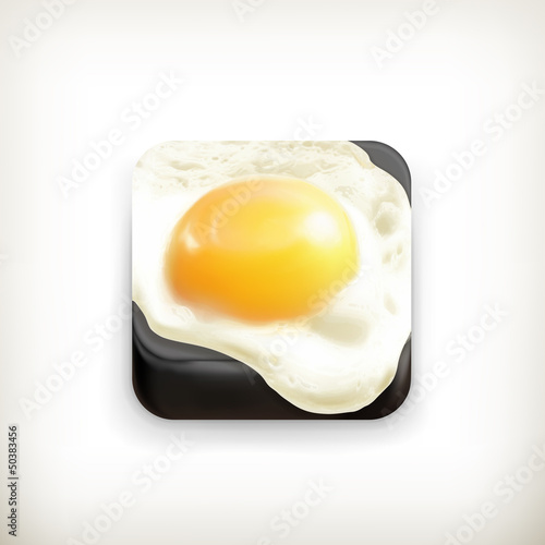 Fried egg app icon