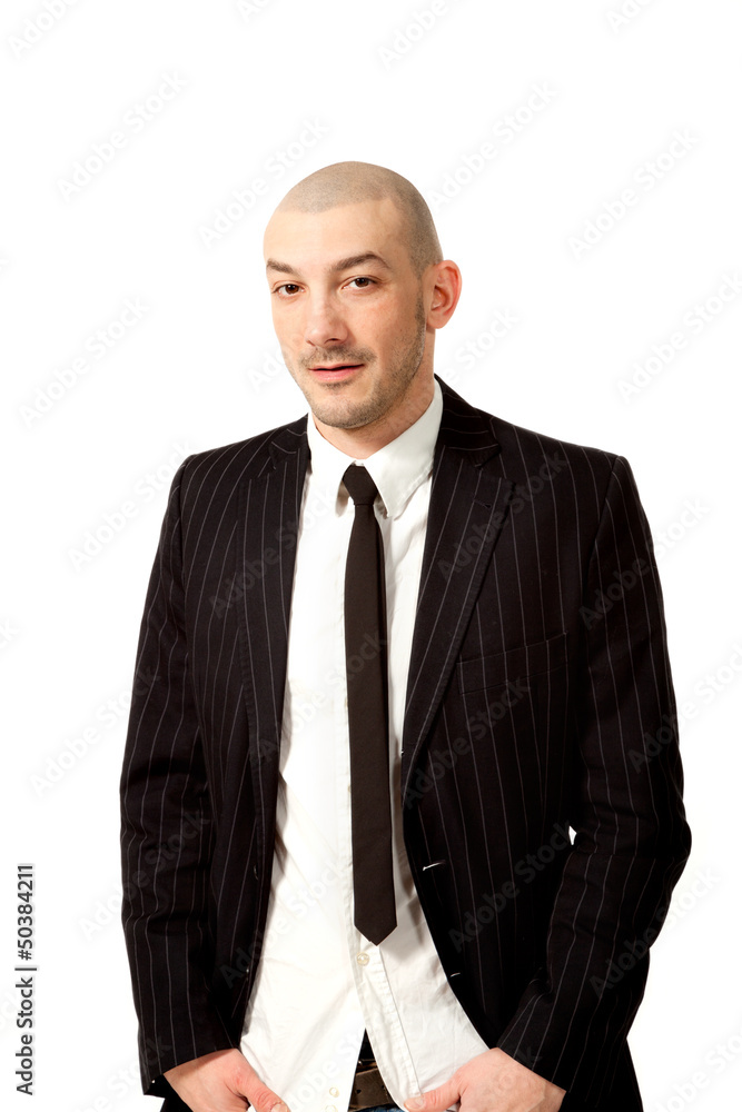 portrait of businessman, isolated on white background portrait of businessman, isolated on white background