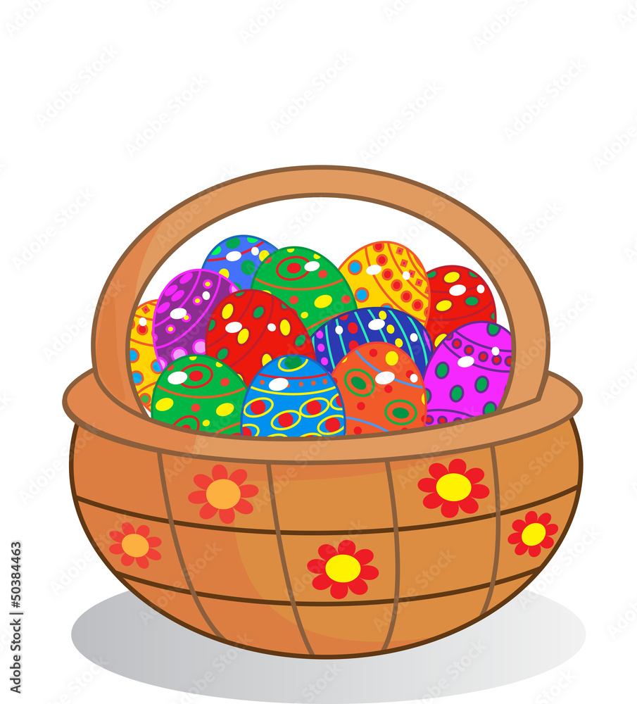 Easter egg basket Easter egg basket