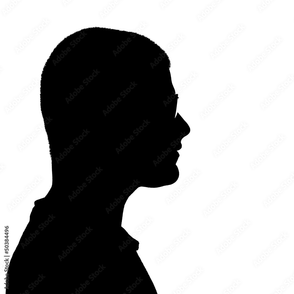Man Side Profile Silhouette