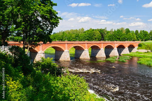 brick bridge, kuldiga photo