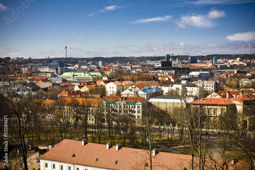 The new modern buildings in Vilnius - amazing view on new city