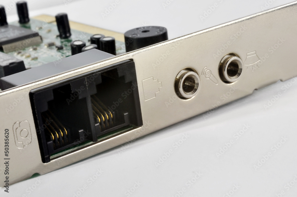 Obraz premium Network card for computer