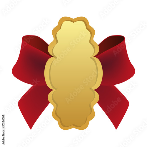 empty golden banner