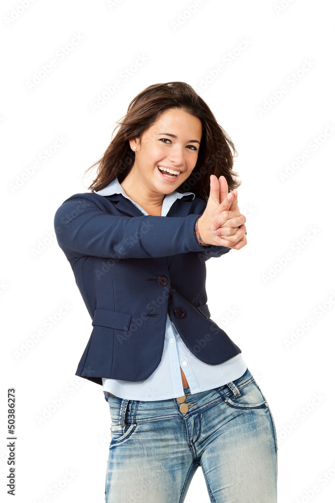 portrait of girl, isolated on white background portrait of girl, isolated on white background