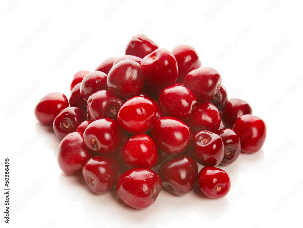 Heap of sweet cherries Heap of sweet cherries