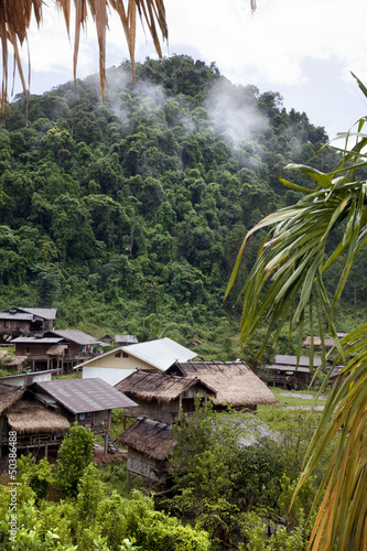 Khamu village. Laos