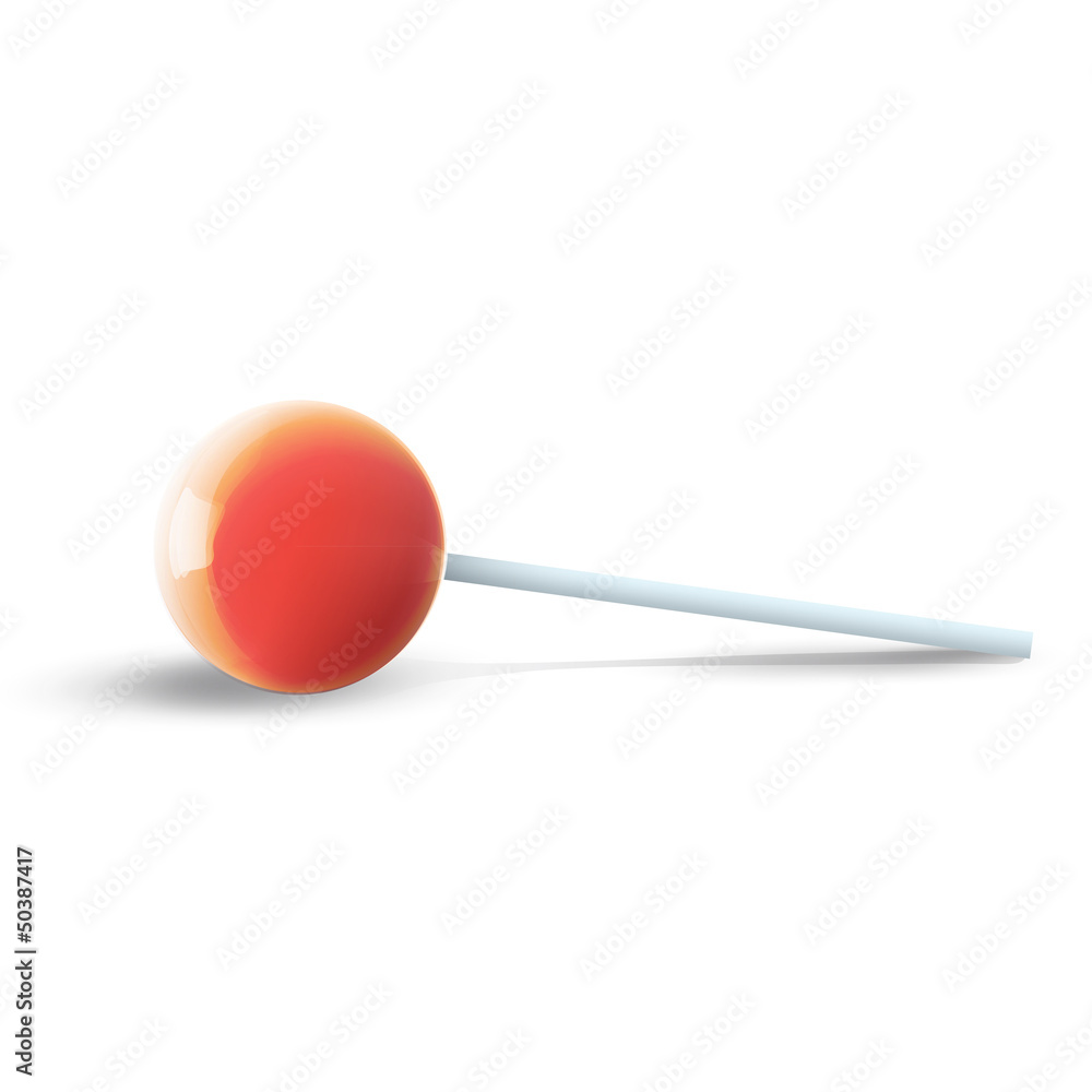 Isolated red lollipop. Vector design. Isolated red lollipop. Vector design.