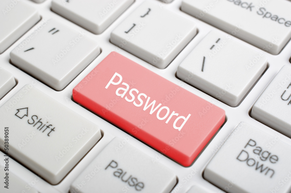 Password on keyboard Password on keyboard