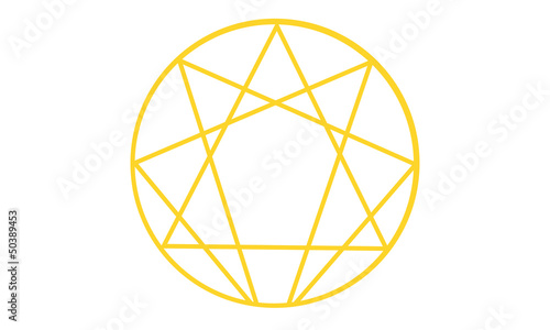 Ennéagramme jaune