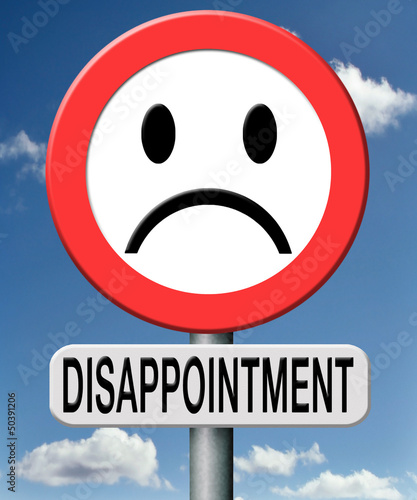 Fotografie, Tablou disappointment