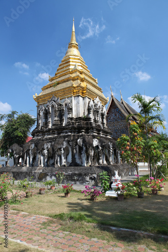 The Elephant Chedi at Wat Chiang Man, Chiang Mai, Thailand