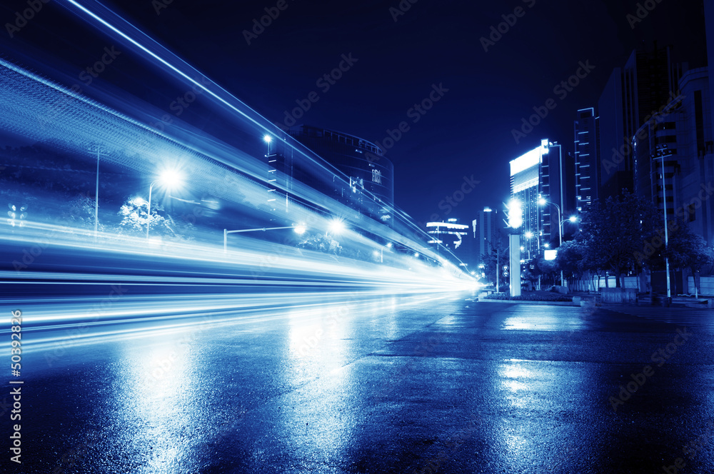 Obraz premium the light trails