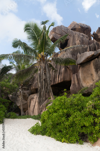 Plage de grande anse, La Digue, Seychelles