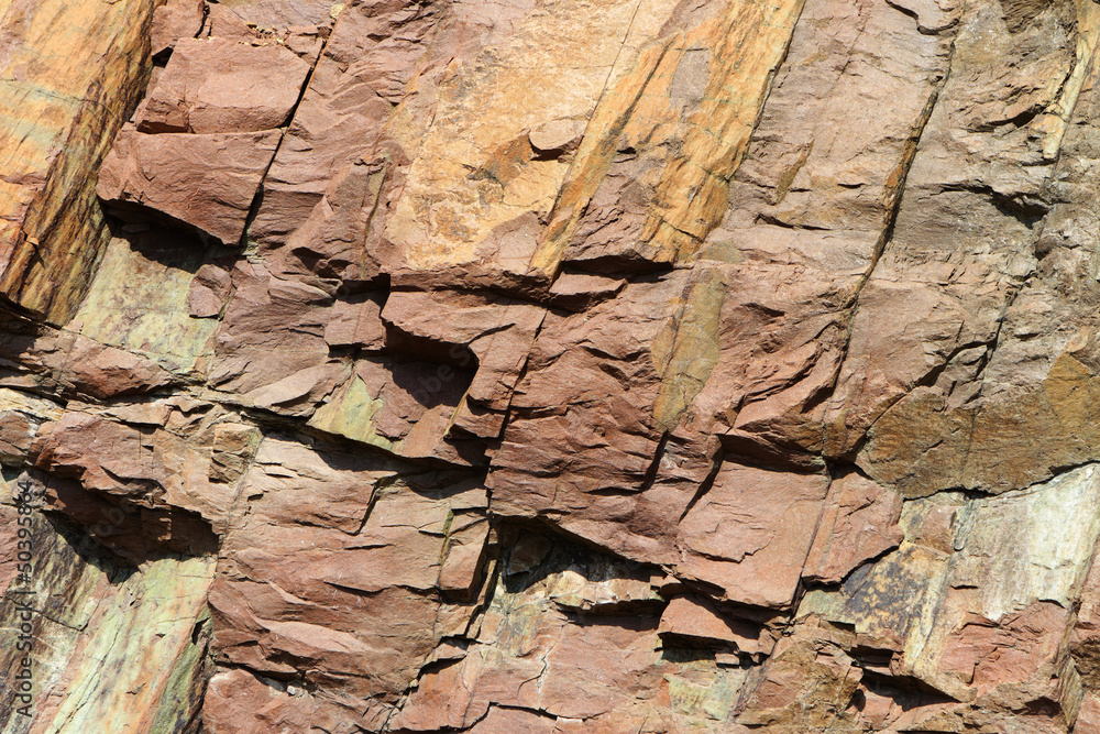 Naklejka premium Hong Kong Geo Park , hexagonal column