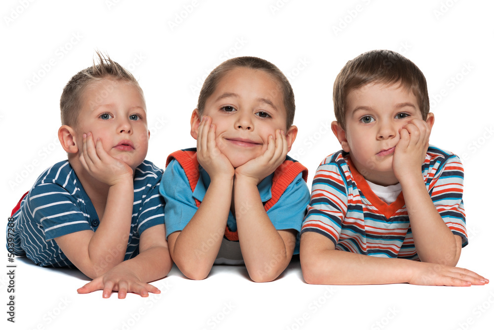 Three little friends Three little friends