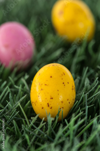 Small speckled easter eggs