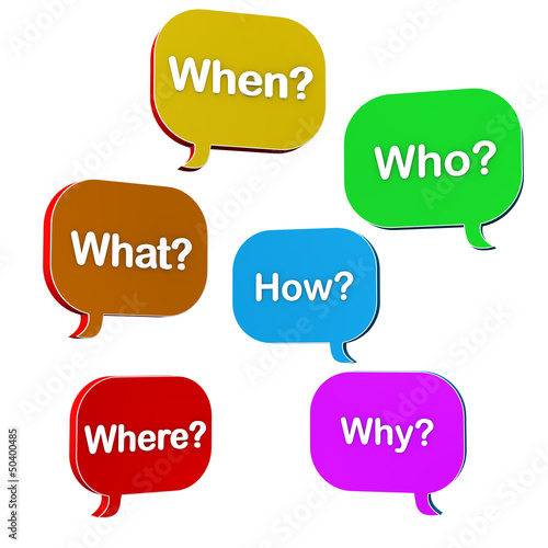 Speech Bubbles Questions