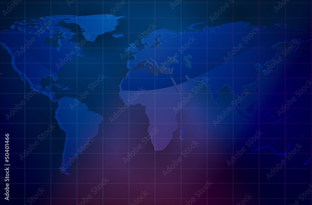 Vector illustration with world picture Vector illustration with world picture