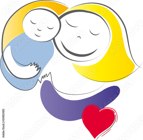 Ein Baby wird erwartet. Mutter und Kind - Freude zur Geburt, Muterliebe, mom to be, Muttertag, bedingungslose Liebe 