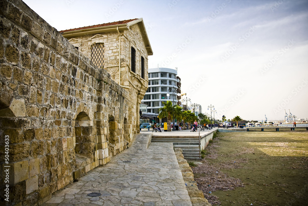 cityscape view of Larnaca Cyprus