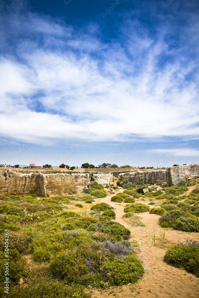 the Tombs of the Kings (Paphos) Cypres