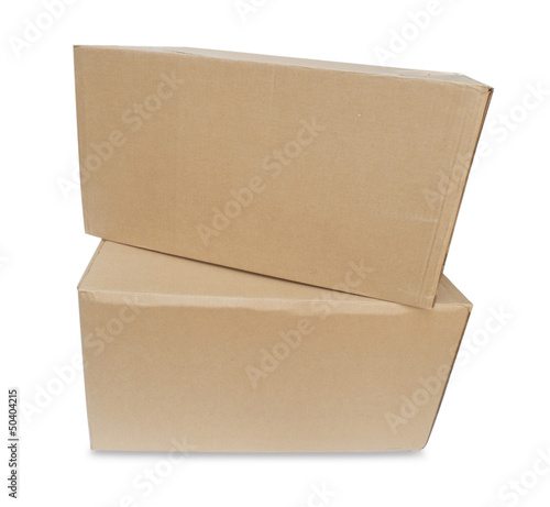 Two cardboard box