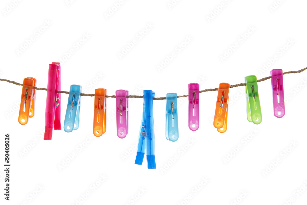 clothes-pegs isolated on white background clothes-pegs isolated on white background