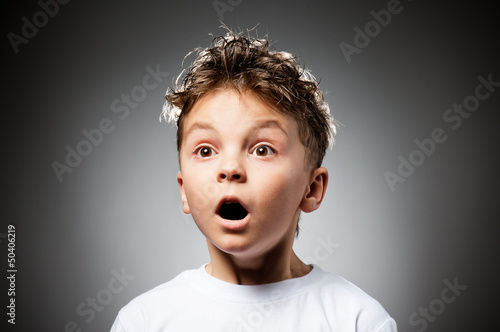 Canvastavla Emotional boy