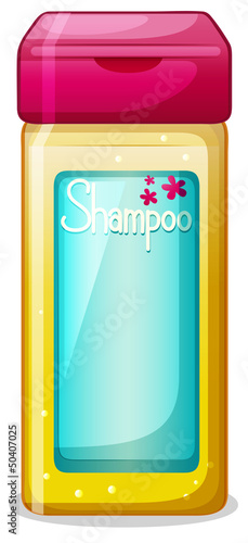 A bottle of shampoo