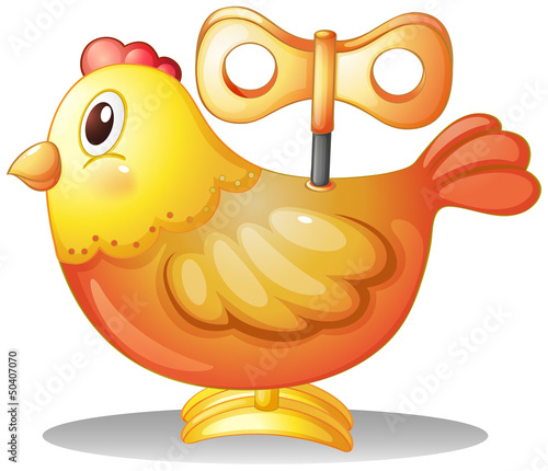 A toy chicken