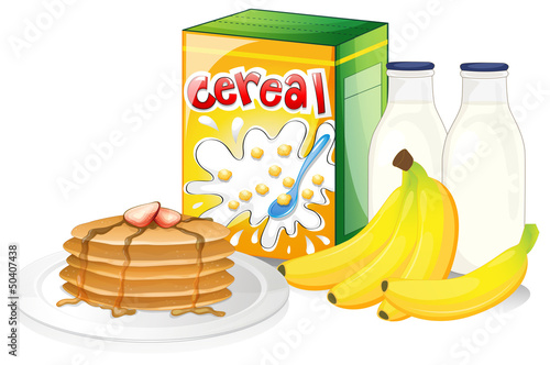 Full breakfast meal