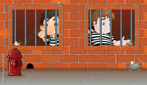 Men in the jail
