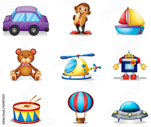 A collection of toys