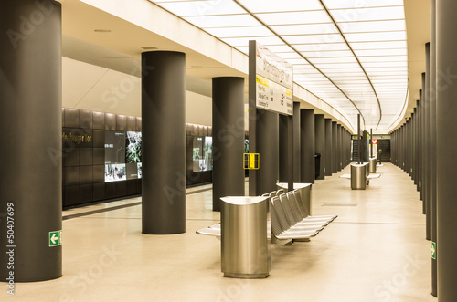 Corridor of Subway Station - Berlin, Branderburger Tor