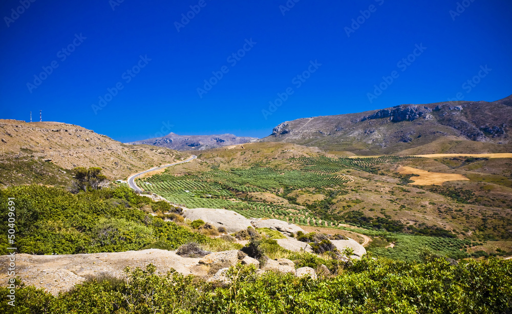 Landscape on Crete