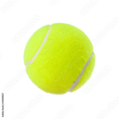 Tennisball isoliert auf weiß © eyewave