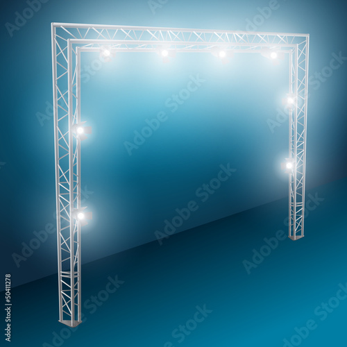 bridge lights with white spotlights 2