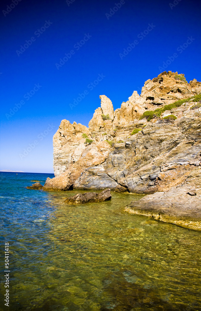 amazing Beach Vai, Crete Greece