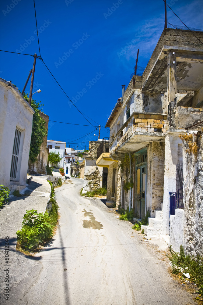 Typical village in Crete