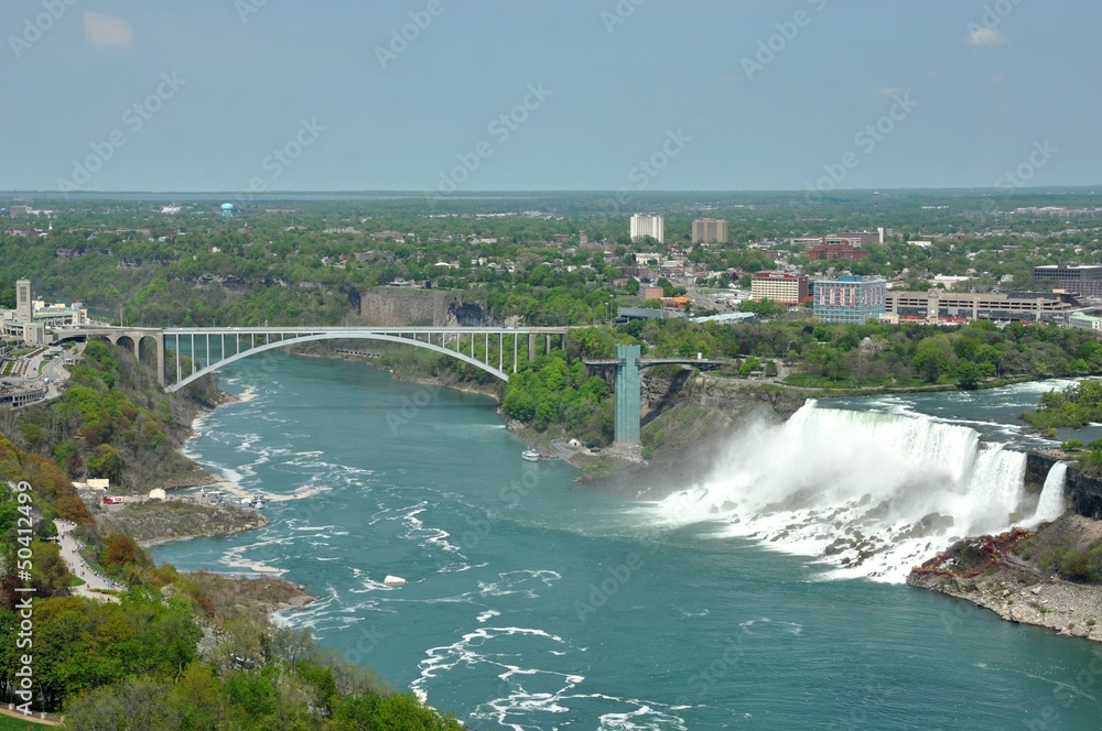 Niagara Falls and Rainbow Bridge Niagara Falls and Rainbow Bridge