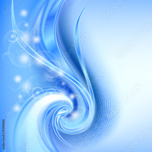 Abstract blue background © Valenty